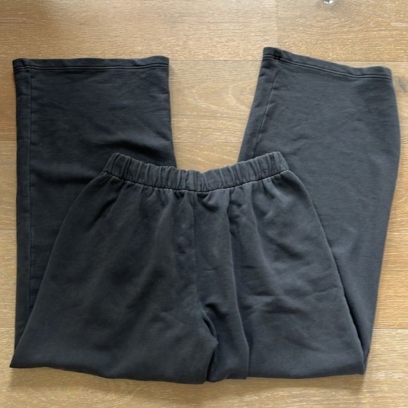 NWT Aerie Wide Leg High Rise Sweatpants in Charcoal Gray size medium - Picture 11 of 11